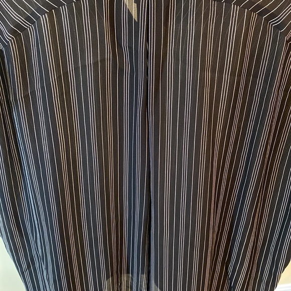 NWT Vince black and white stripe tunic, size L. - Picture 7 of 7